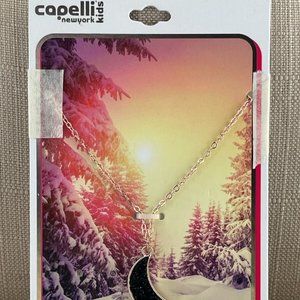 Capelli New York Kids Necklace Black/Gold Pendant WONDERLAND Jewelry